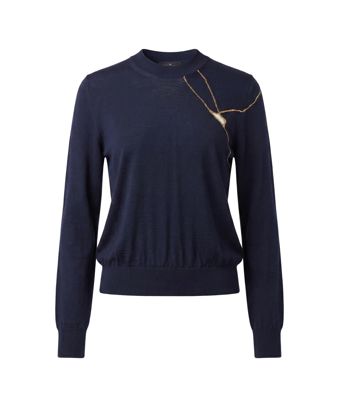 Fine Knit Sweater, Navy