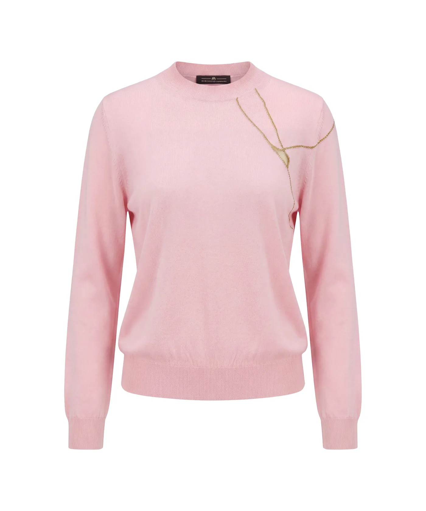 Fine Knit Sweater, Pink