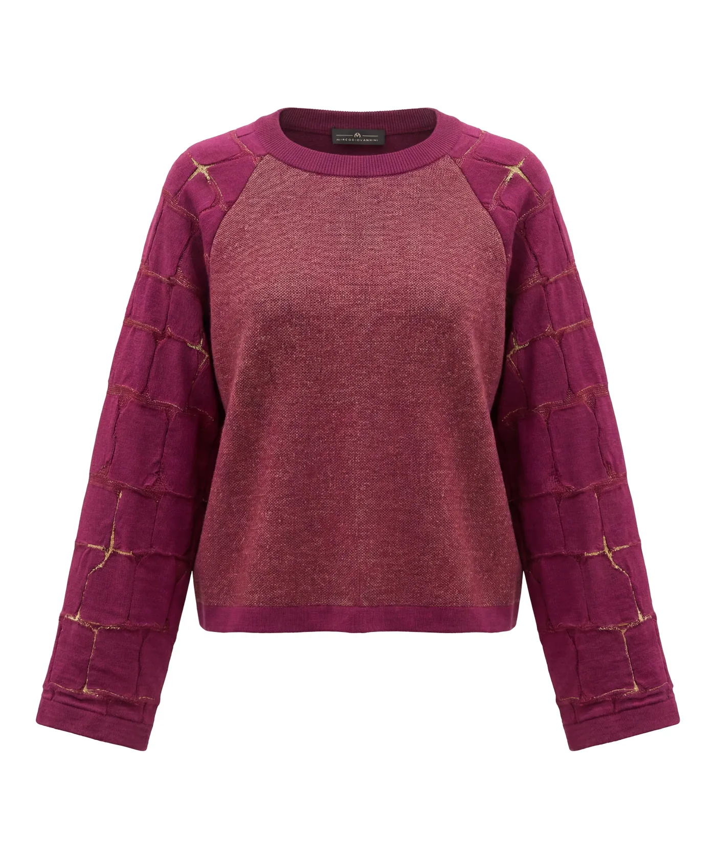 Knit Sweater, Burgundy