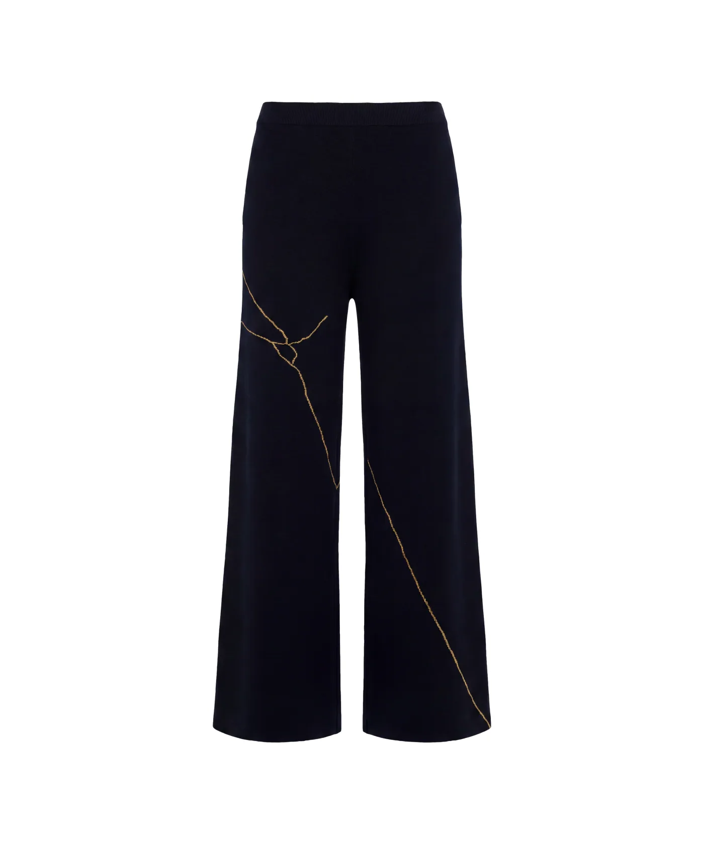 Wide-Leg Trouser, Navy
